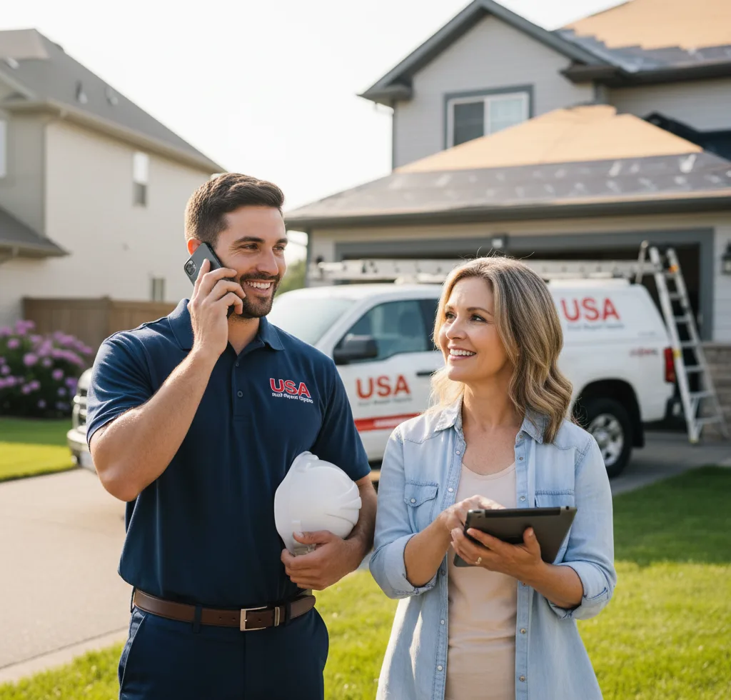 USA Roof Repair Experts customer support in Flatonia